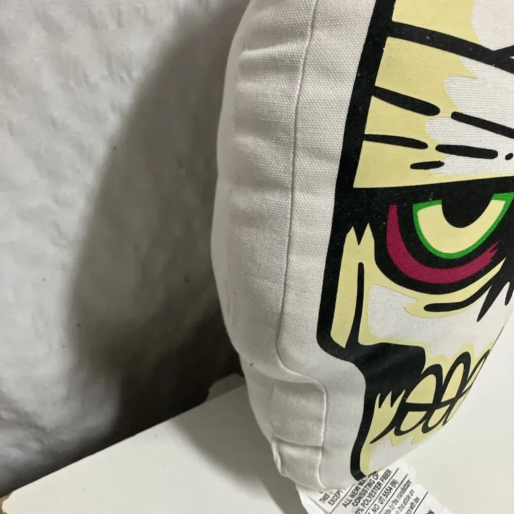 New HYDE & EEK Mummy Head Throw Pillow Halloween Prop
